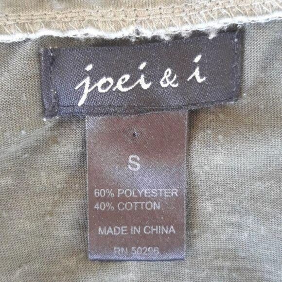 Vtg Top Renaissance‎ Peasant Army Green Sheer Space Dye Grommet Lace Up Sz S - Picture 3 of 7